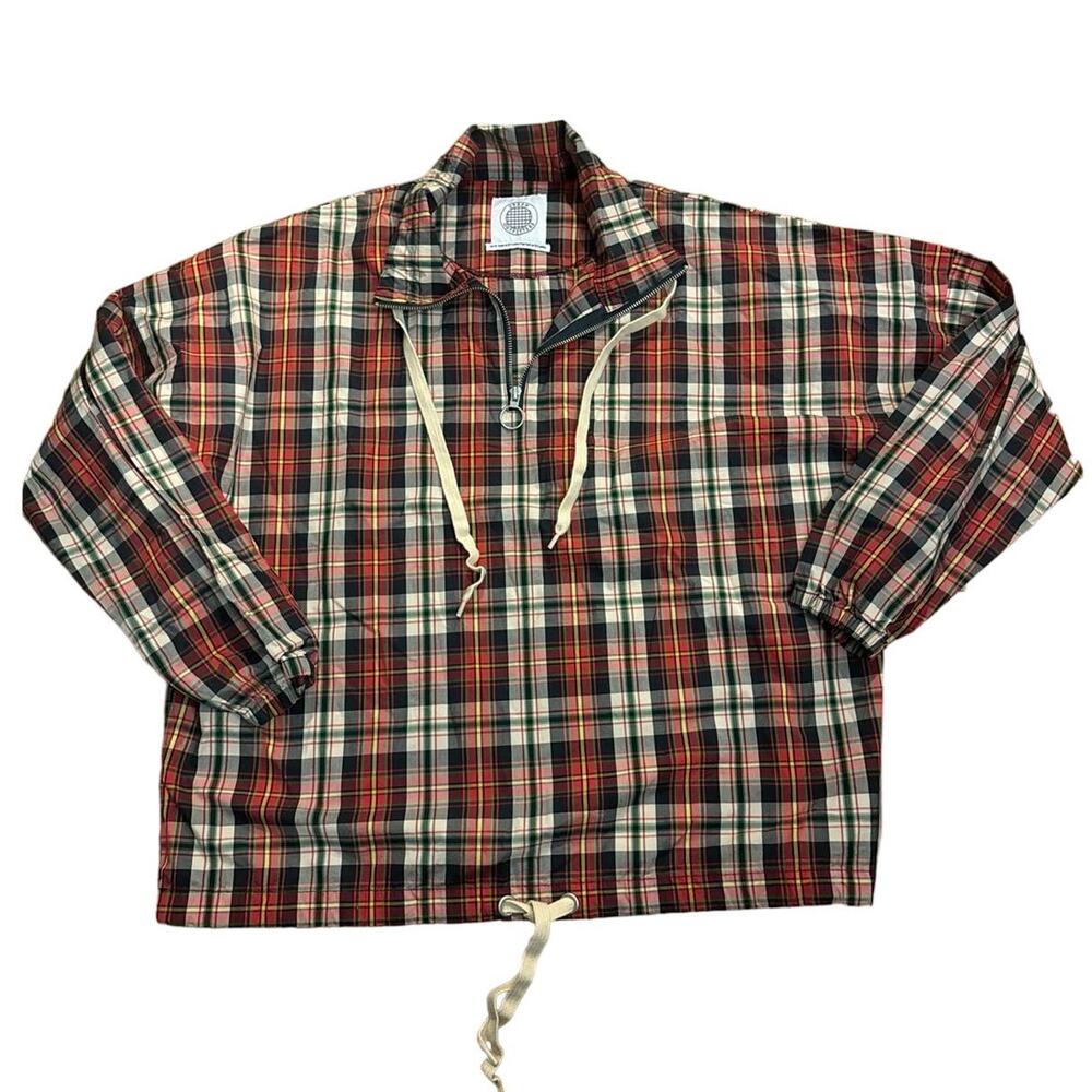 Urban Outfitters Pullover Jacket Long Sleeve Plaid Multicolour size medium